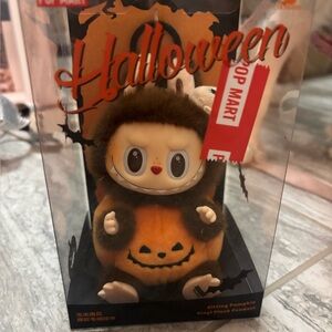 100% Authentic Labubu Pumpkin Plush Pendant